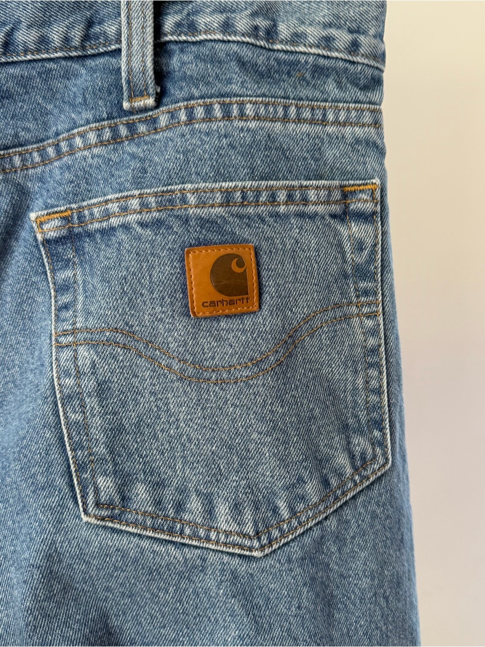 Men's CARHARRT Denim Jeans Regular Fit Size 40 x 32